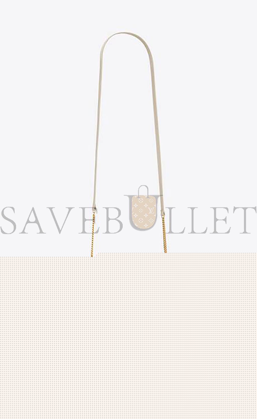 YSL CASSANDRE PHONE HOLDER WITH STRAP IN SMOOTH LEATHER 6350950U40J9207 (18*11*2.5cm)