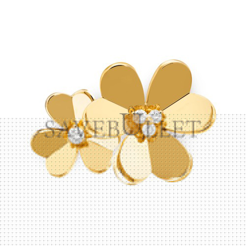 VAN CLEEF ARPELS FRIVOLE BETWEEN THE FINGER RING - YELLOW GOLD, DIAMOND  VCARB67600