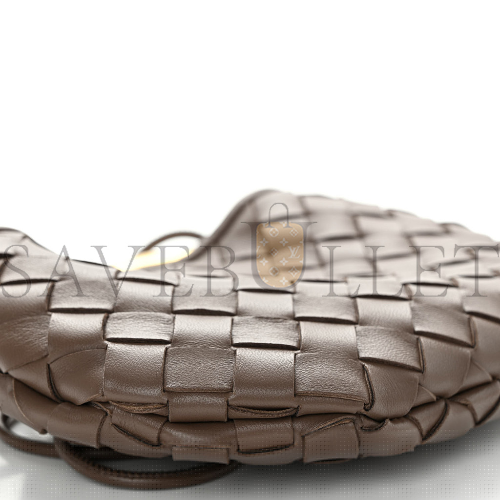 bo*te*ga Ve*ne*ta nappa intrecciato mini sardine bag taupe grey  (20*14*3cm)
