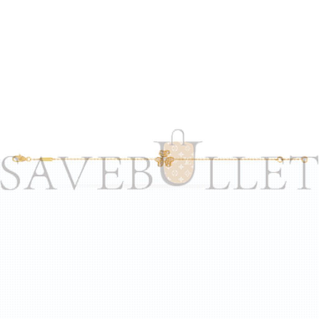 VAN CLEEF ARPELS FRIVOLE BRACELET, MINI MODEL - YELLOW GOLD, DIAMOND  VCARP24100