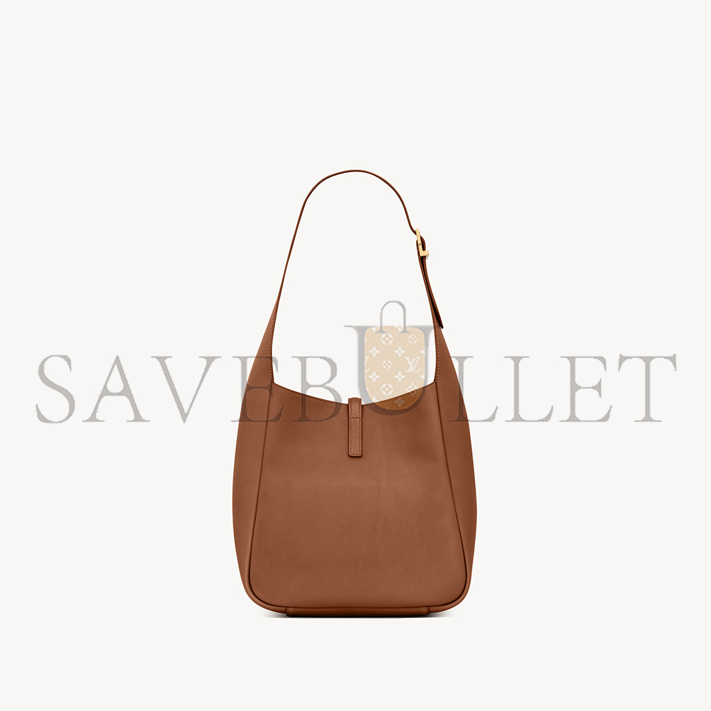 ysl le 5 À 7 S*pple small in grained leather 713938aaauq2536 (23*22*8cm)