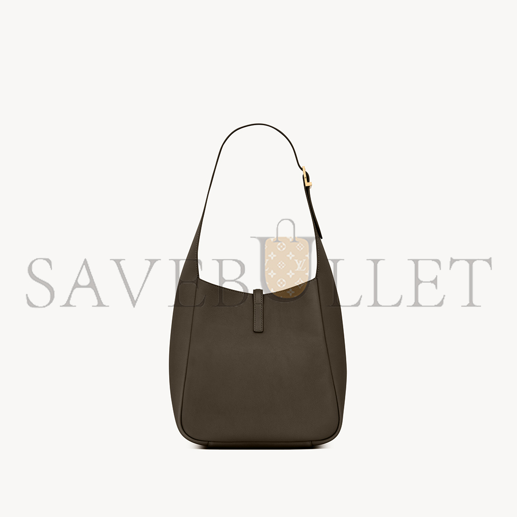 ysl le 5 À 7 S*pple small in grained leather 713938aaauq3212 (23*22*8cm)