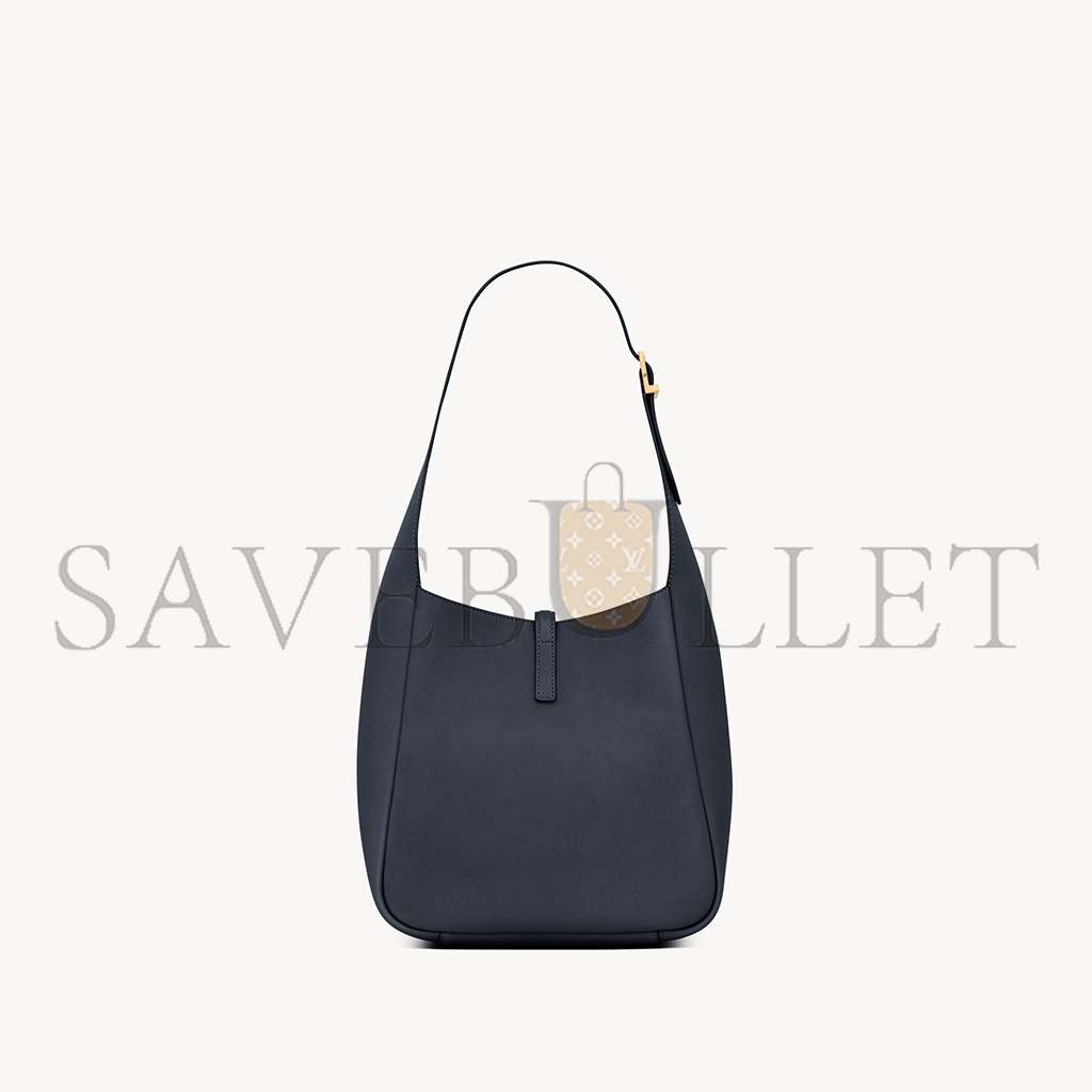 ysl le 5 À 7 S*pple small in grained leather 713938aaauq4100 (23*22*8cm)