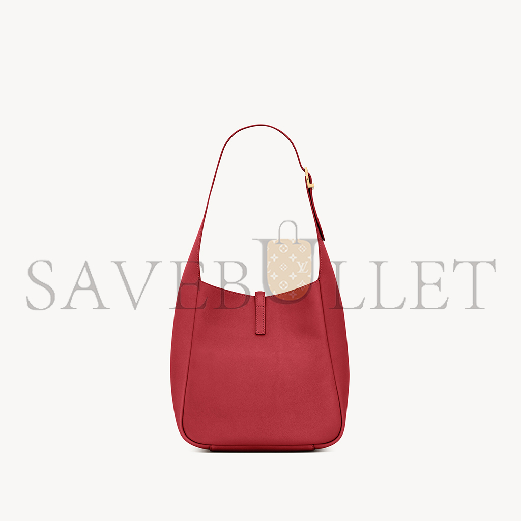 ysl le 5 À 7 S*pple small in grained leather 713938aaauq6937 (23*22*8cm)