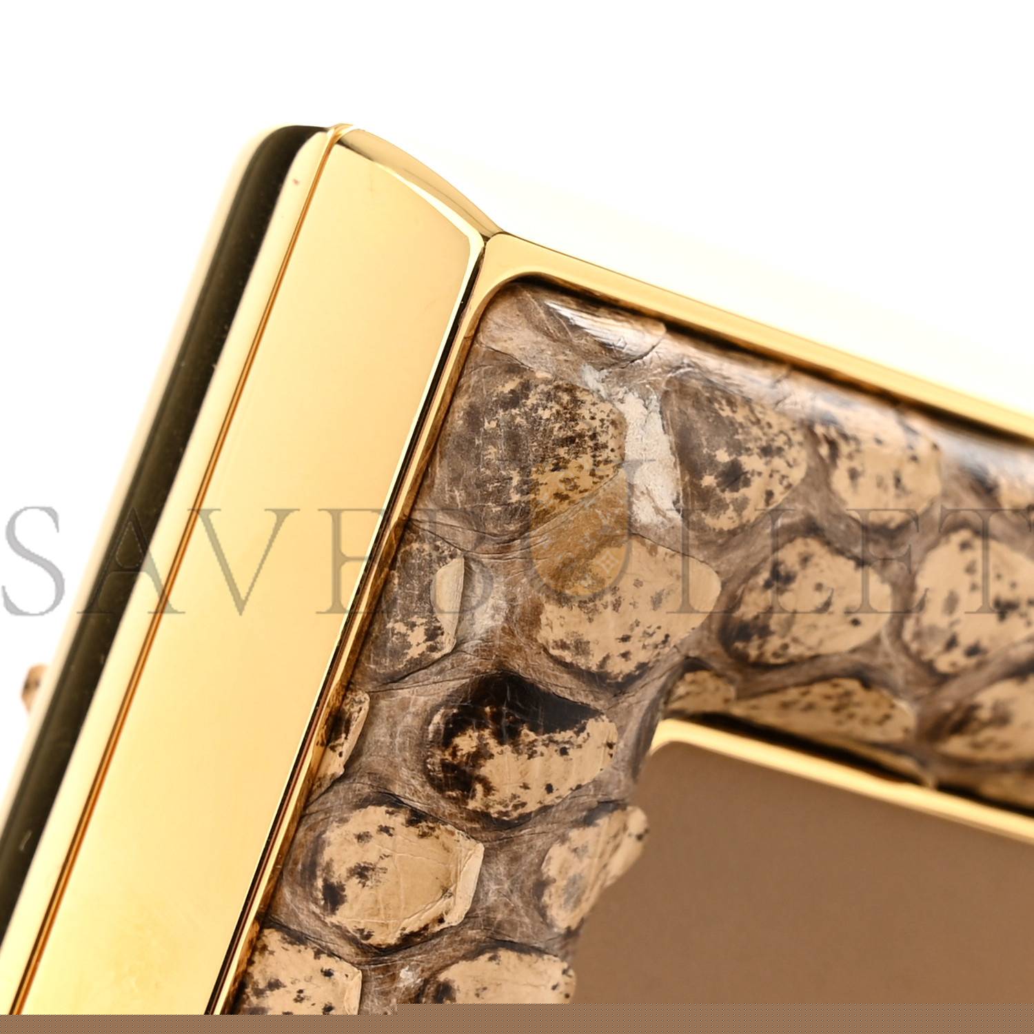 F**di shiny nappa snakeskin small F**di first sand make up (26*18*9.5cm)