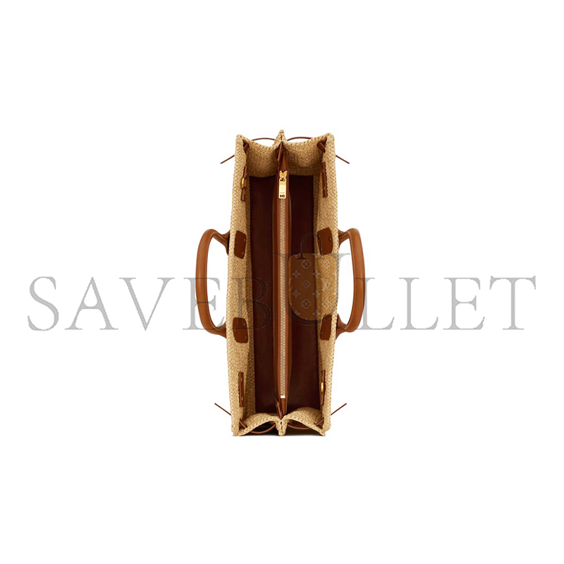ysl sac de jour S*pple in raffia and leather-medium 751499gaabn2080 (41*28*13cm)