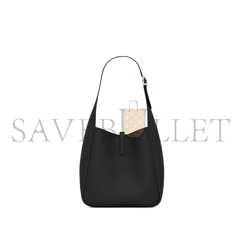 ysl le 5 À 7 S*pple small in grained leather 713938aaauq1000 (23*22*8.5cm)