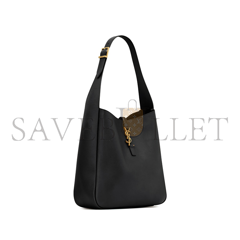 ysl le 5 À 7 S*pple large in grained leather 753837aaauq1000 (30*31*13cm)