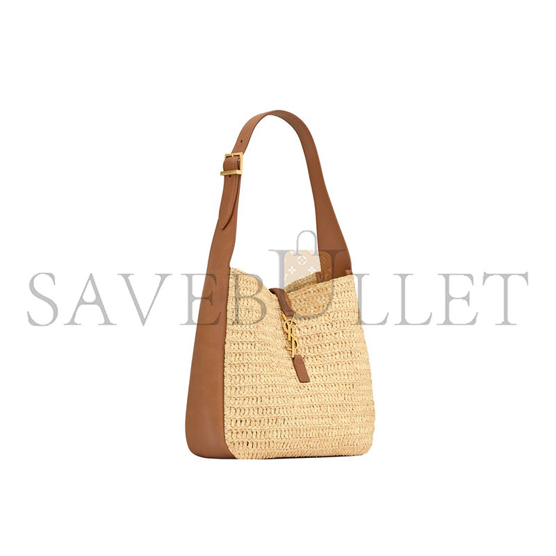 ysl le 5 À 7 S*pple small in raffia and leather 823812gaaez2791 (22*22*9cm)