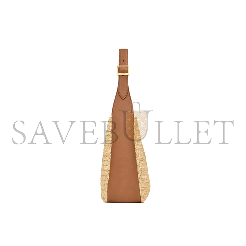 ysl le 5 À 7 S*pple small in raffia and leather 823812gaaez2791 (22*22*9cm)