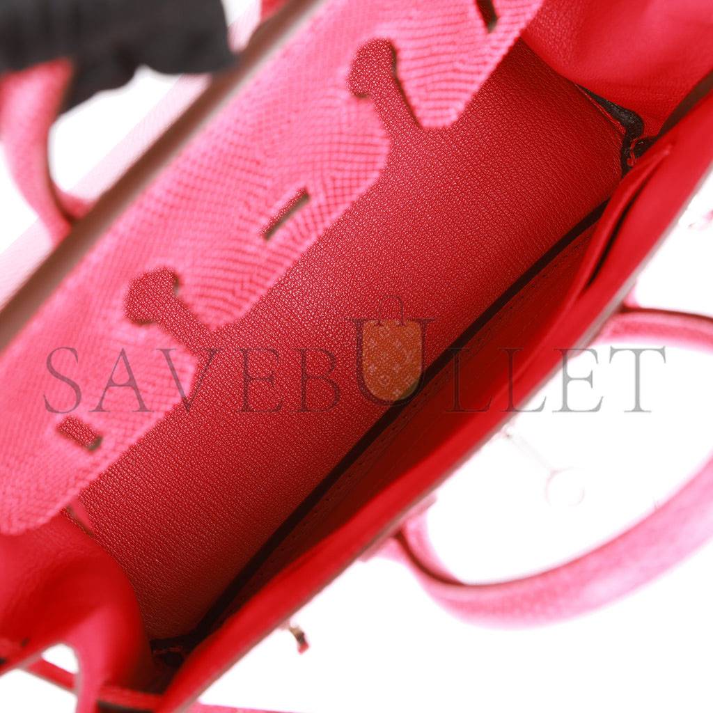 H**mes birkin 25 rose extreme lizard  palladium hardware (25*19*12cm)