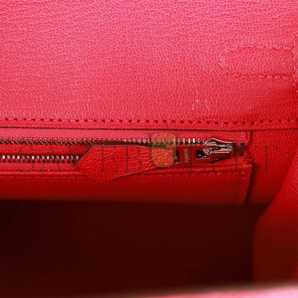 H**mes birkin 25 rose extreme lizard  palladium hardware (25*19*12cm)
