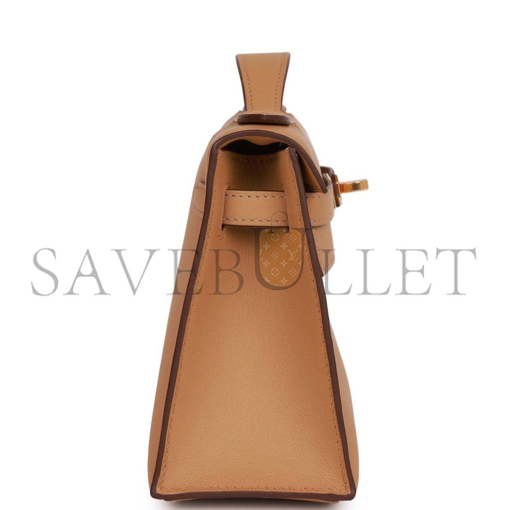 H**mes kelly pochette biscuit swift gold hardware  (22*12*13cm)