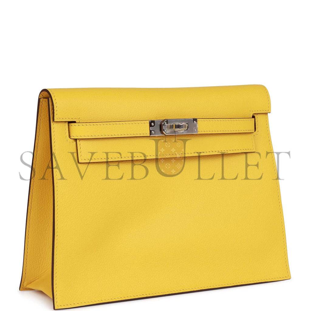 H**mes kelly danse lime evercolor palladium hardware  (22*16*7cm)