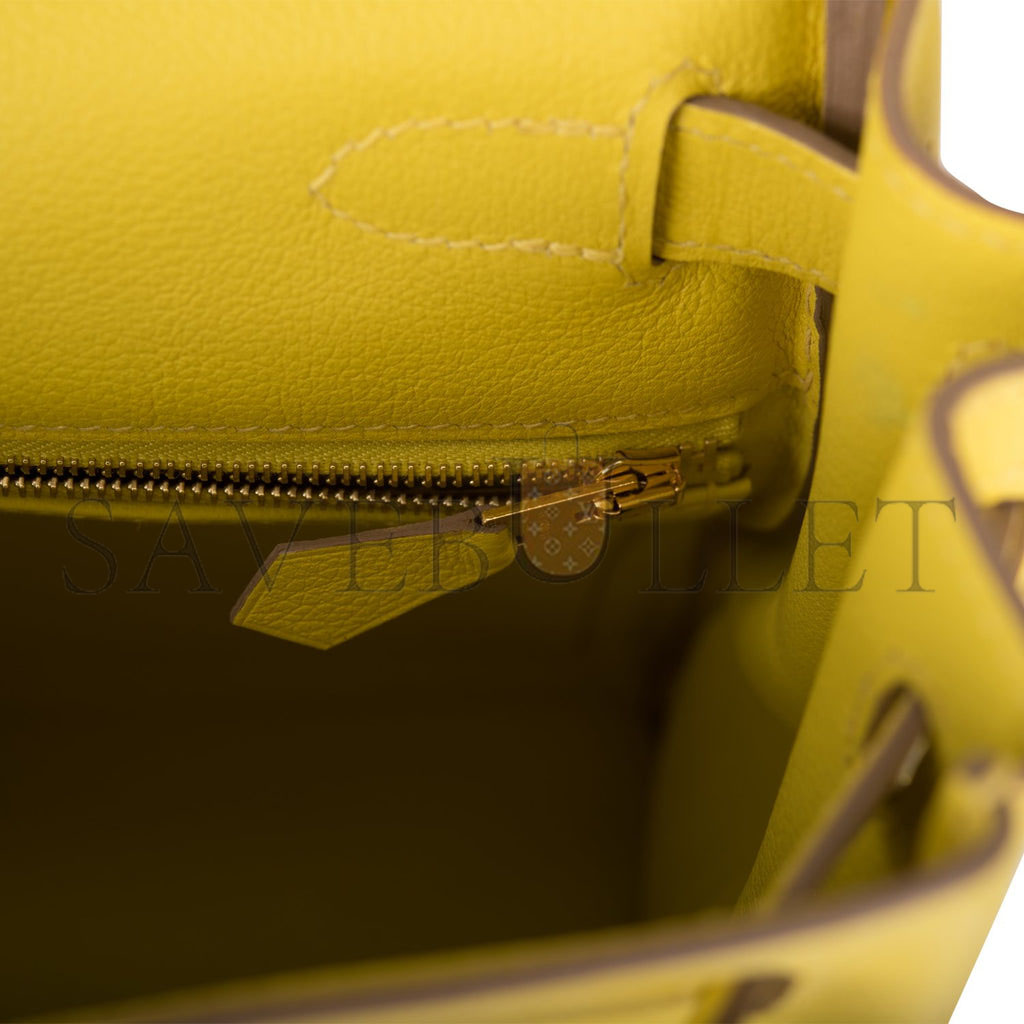 H**mes kelly retourne 28 lime evercolor gold hardware  (28*22*10cm)