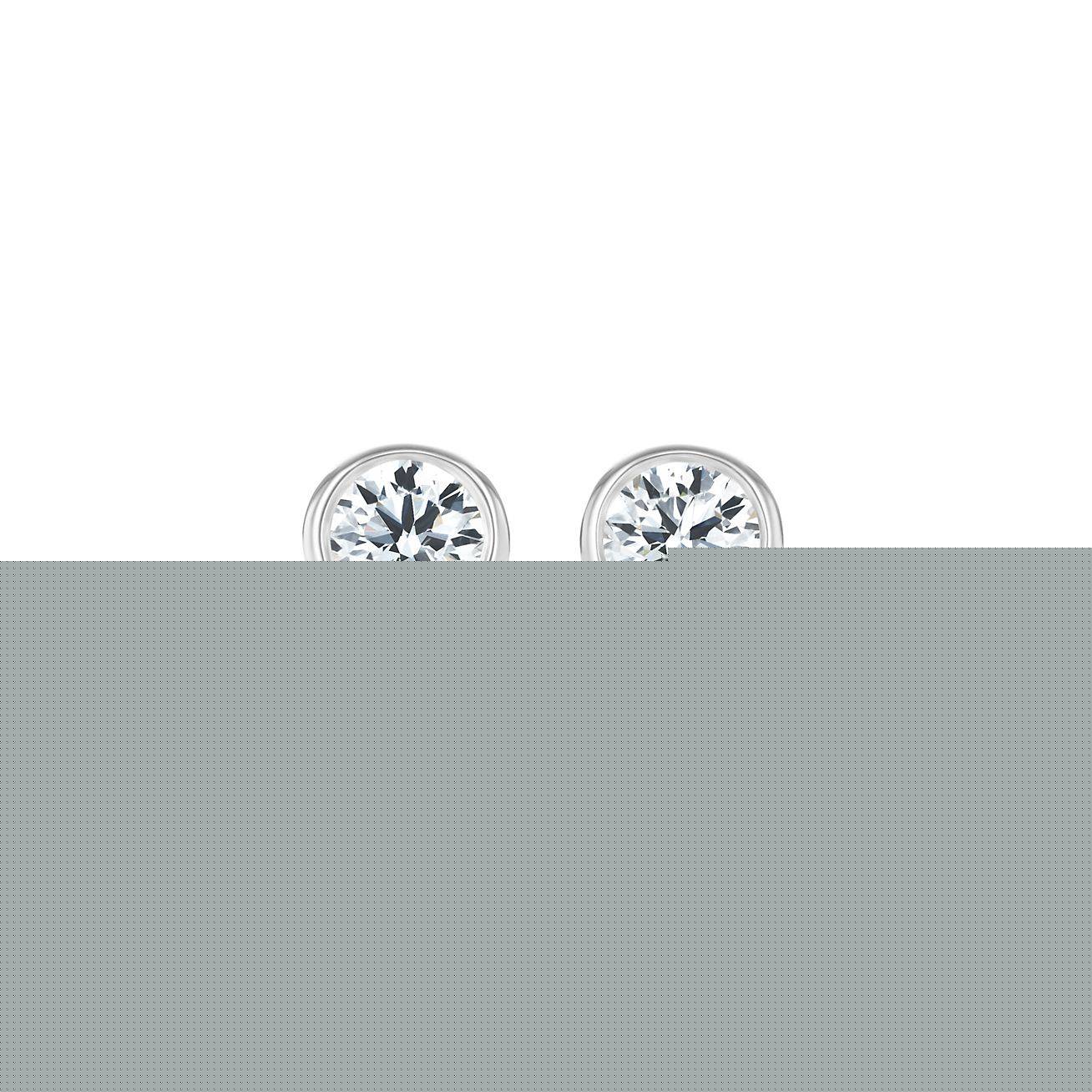 T*f*ny  elsa peretti® diamonds by the yard® earrings in platinum 60017554