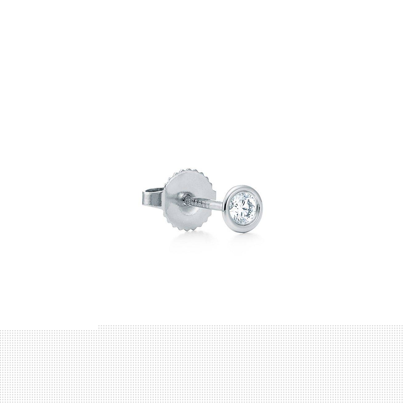 T*f*ny  elsa peretti® diamonds by the yard® earrings in platinum 60017554