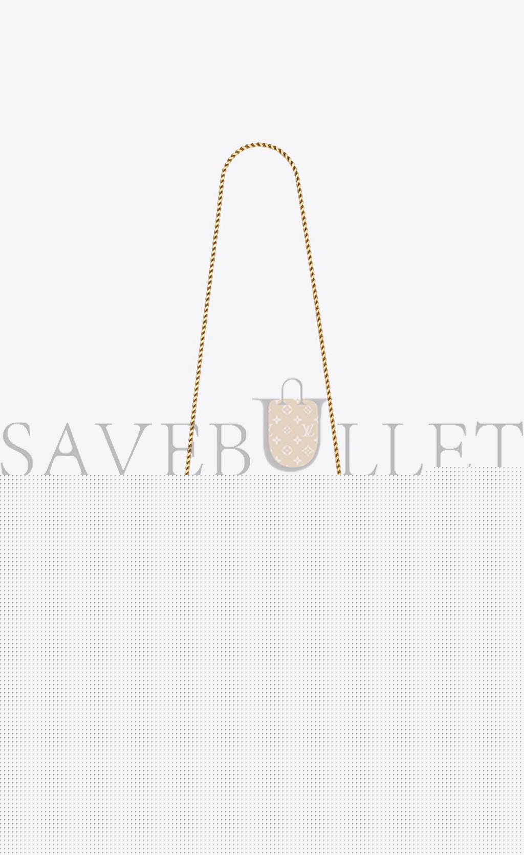 YSL KATE MEDIUM CHAIN BAG WITH TASSEL IN GRAIN DE POUDRE EMBOSSED LEATHER 354119BOW0J1000 (24*14.5*5.5cm)