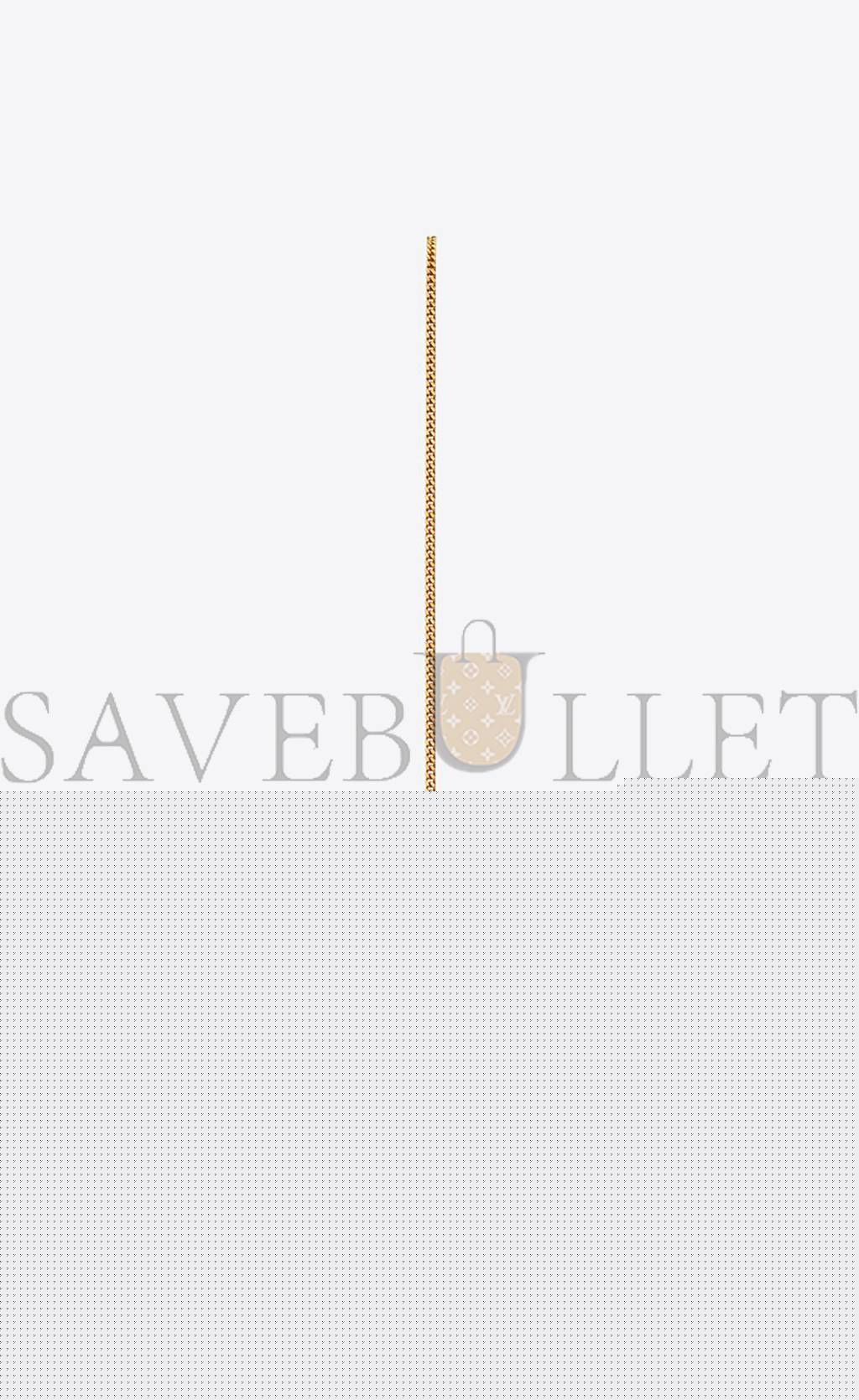 YSL KATE MEDIUM CHAIN BAG WITH TASSEL IN CROCODILE-EMBOSSED SHINY LEATHER 354119DND0J1000 (24*14.5*5.5cm)