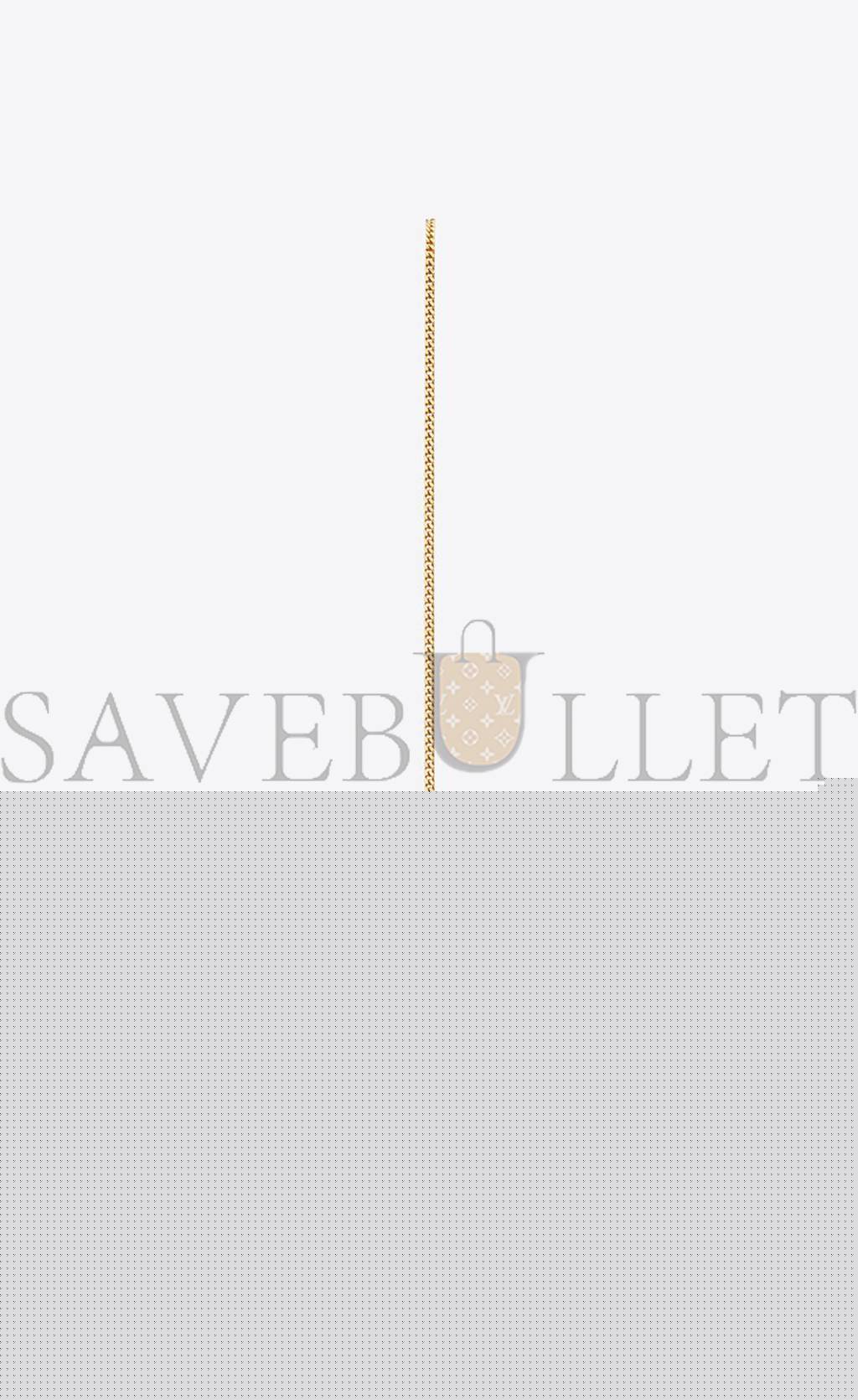 YSL KATE MEDIUM CHAIN BAG WITH TASSEL IN CROCODILE-EMBOSSED SHINY LEATHER 354119DND0J2721 (24*14.5*5.5cm)
