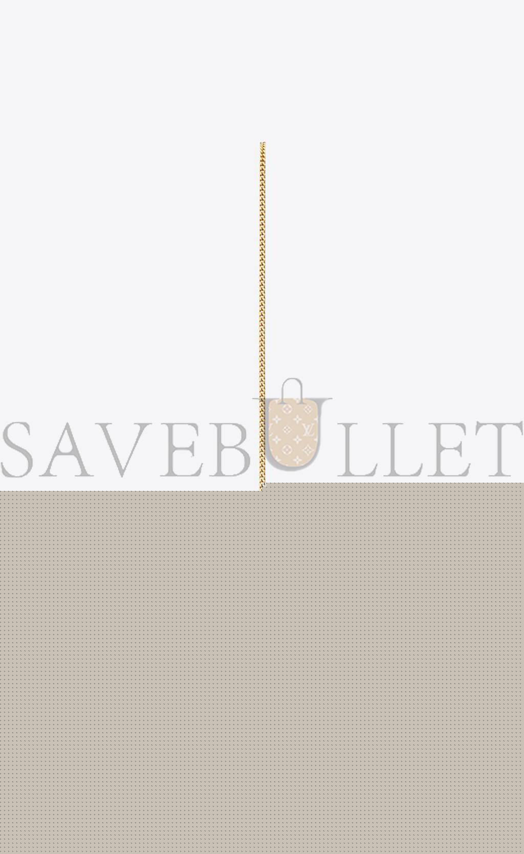 YSL KATE MEDIUM CHAIN BAG WITH TASSEL IN CROCODILE-EMBOSSED SHINY LEATHER 354119DND0J9207 (24*14.5*5.5cm)