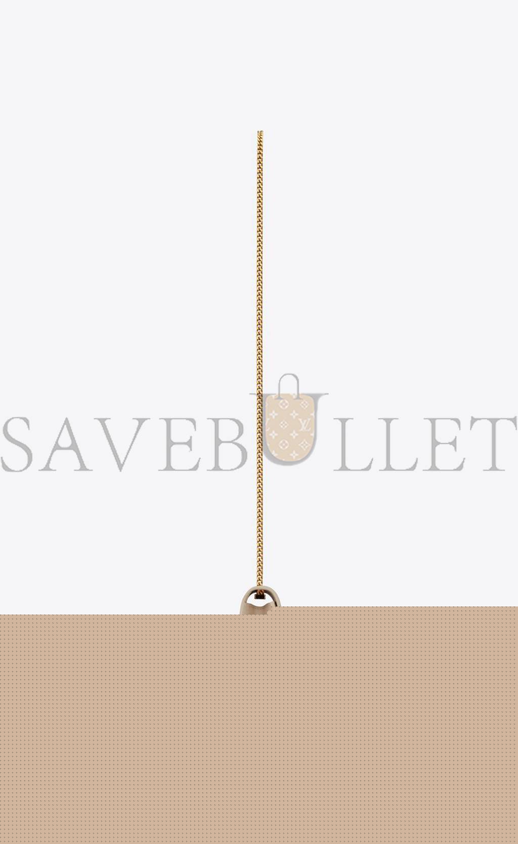 YSL KATE MEDIUM CHAIN BAG IN GRAIN DE POUDRE EMBOSSED LEATHER 364021BOW0J9207 (24*14.5*5.5cm)