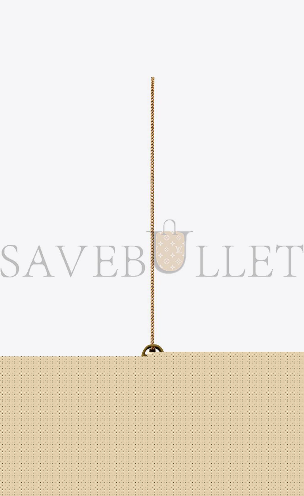 YSL KATE MEDIUM CHAIN BAG IN GRAIN DE POUDRE EMBOSSED LEATHER 364021BOW0W3321 (24*14.5*5.5cm)