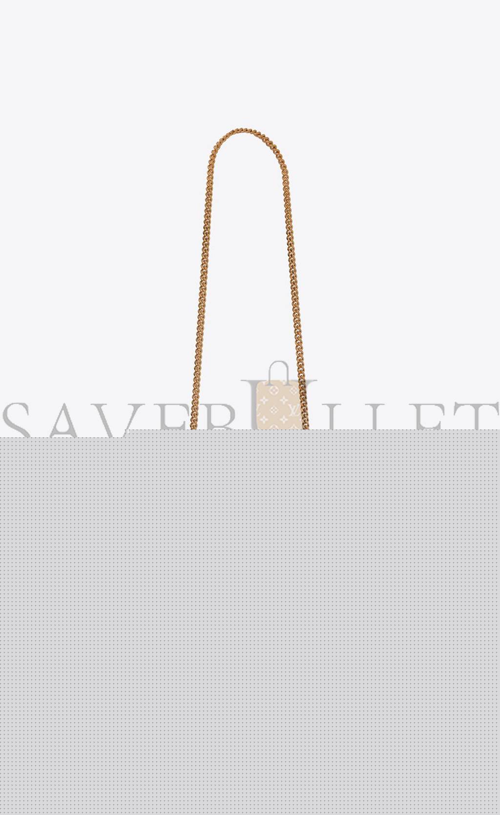 YSL KATE MEDIUM CHAIN BAG IN GRAIN DE POUDRE EMBOSSED LEATHER 364021BOW0W7019 (24*14.5*5.5cm)