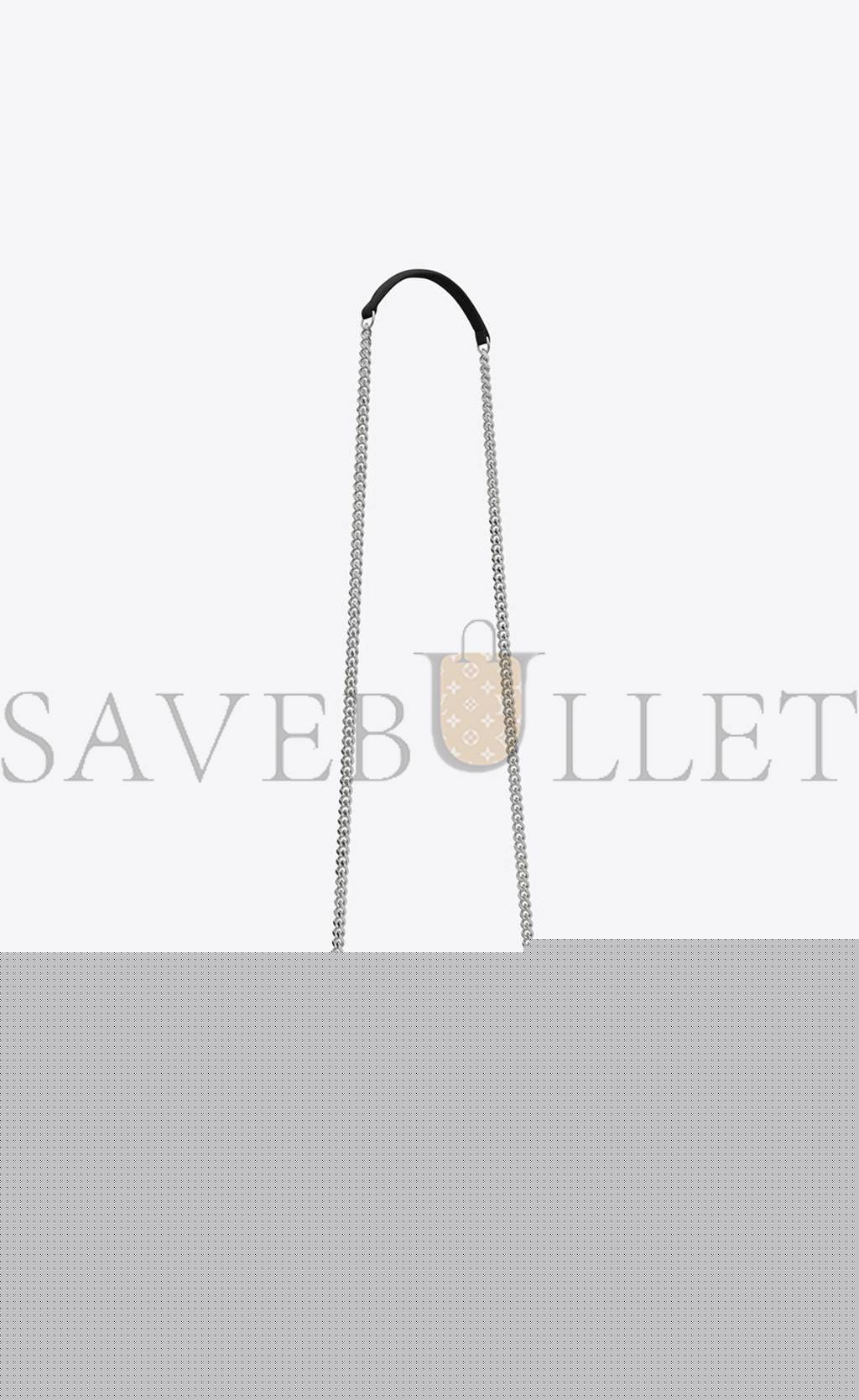 YSL SUNSET MEDIUM CHAIN BAG IN SMOOTH LEATHER 442906D420N1000 (22*16*6.5cm)