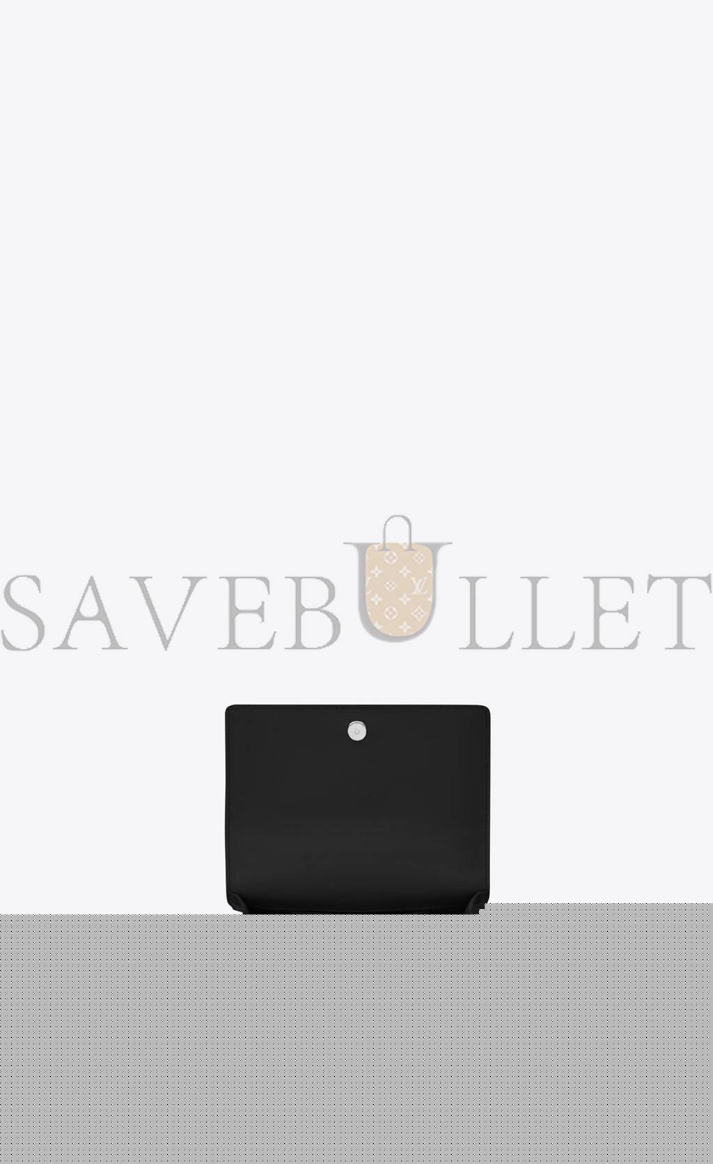 YSL SUNSET MEDIUM CHAIN BAG IN SMOOTH LEATHER 442906D420U1000 (22*16*6.5cm)