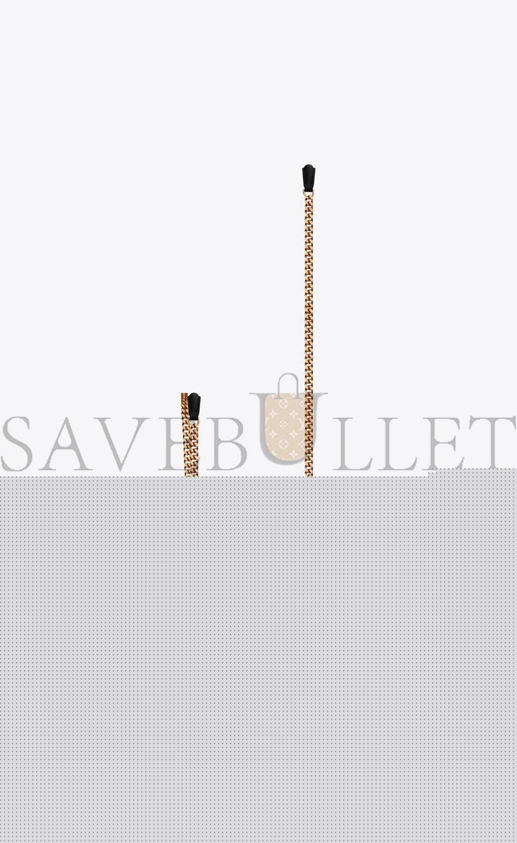 YSL SUNSET MEDIUM CHAIN BAG IN SMOOTH LEATHER 442906D420W1000 (22*16*6.5cm)