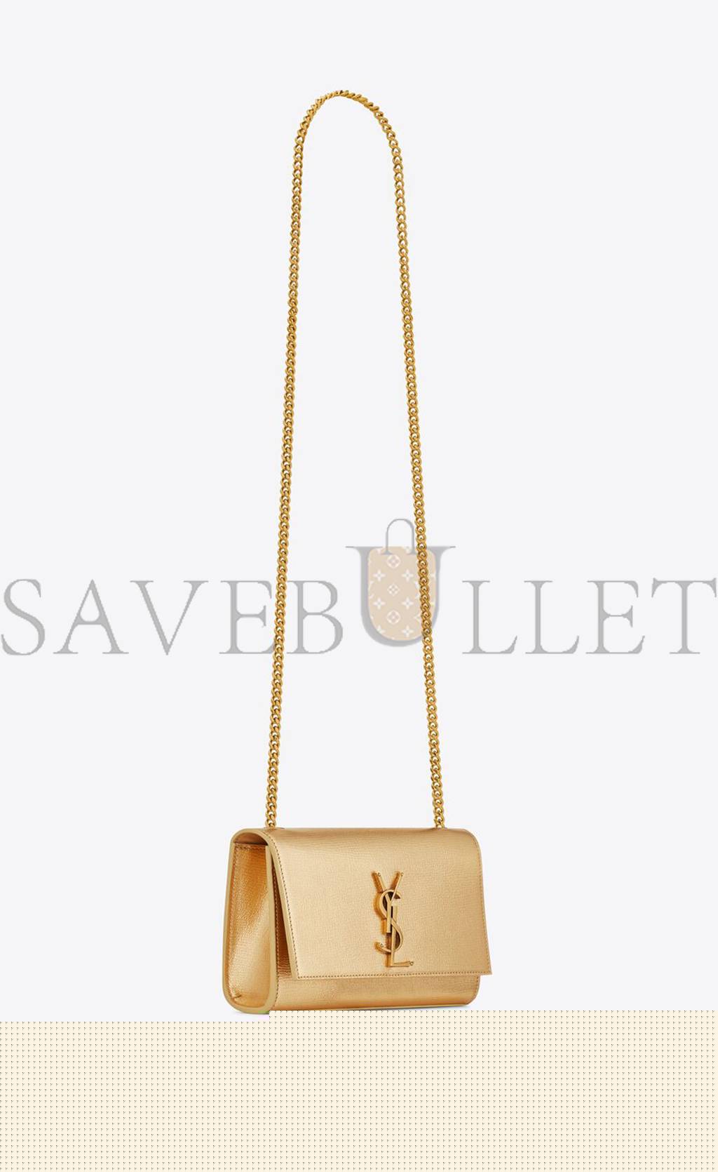 YSL SMALL KATE CHAIN BAG IN METALLIZED LEATHER 469390AAAKT8030 (20*12.5*5cm)
