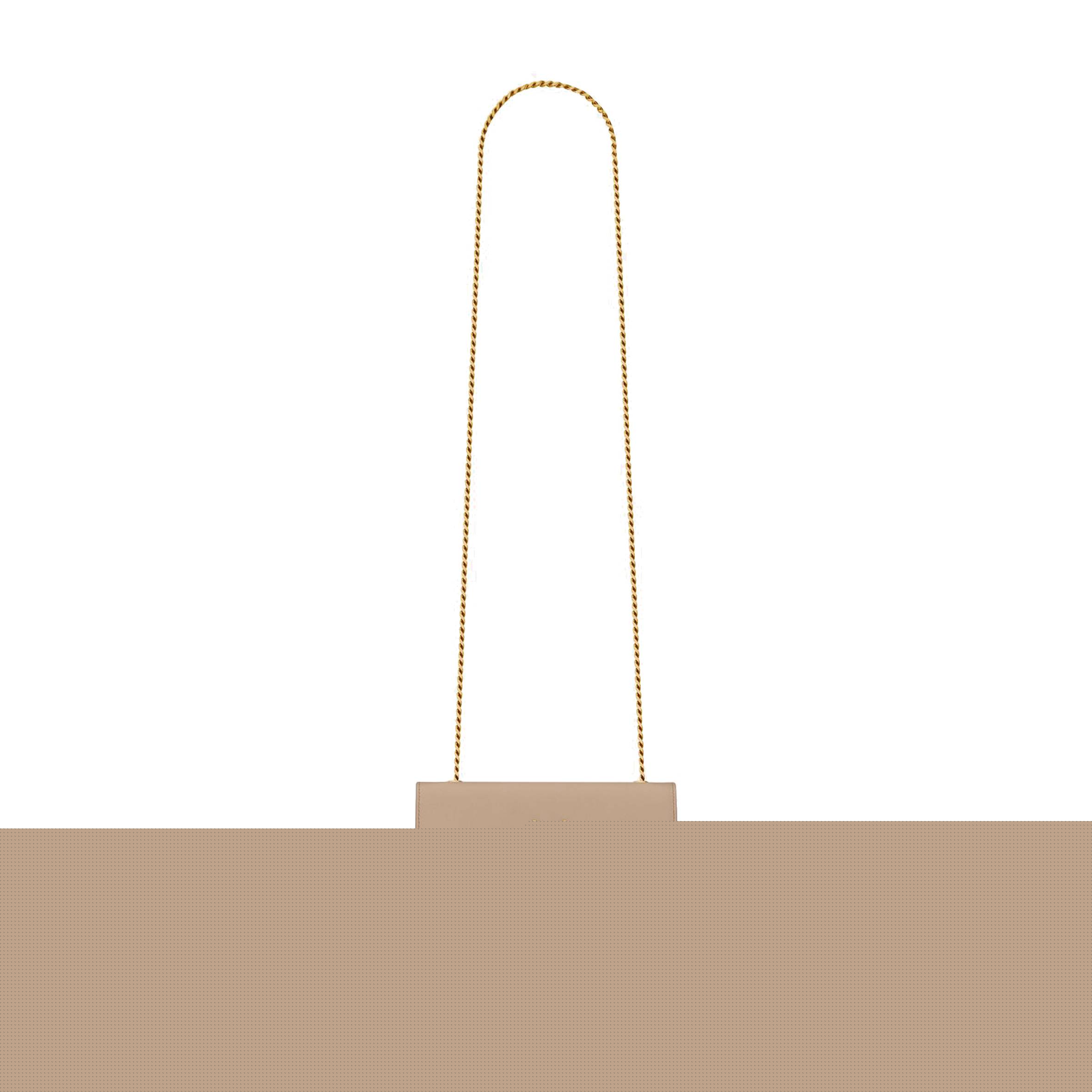 YSL KATE SMALL CHAIN BAG IN GRAIN DE POUDRE EMBOSSED LEATHER 469390BOW012721 (20*12.5*5cm)