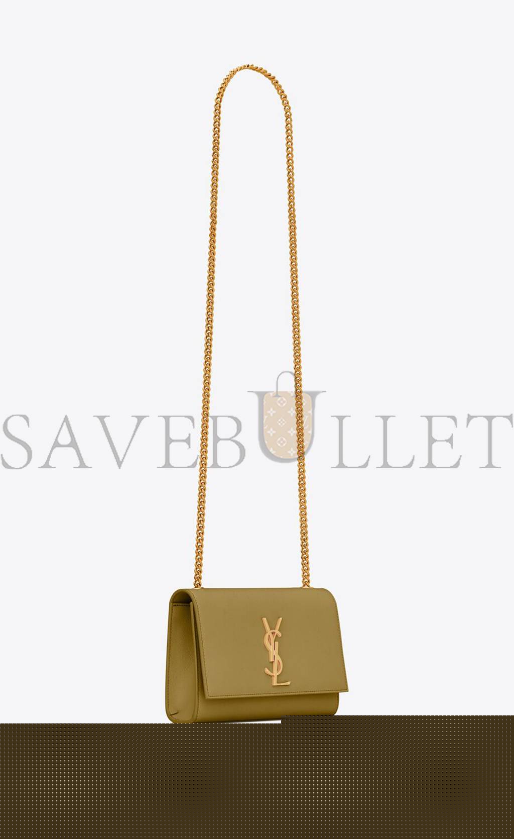 YSL KATE SMALL CHAIN BAG IN GRAIN DE POUDRE EMBOSSED LEATHER 469390BOW0W3321 (20*12.5*5cm)