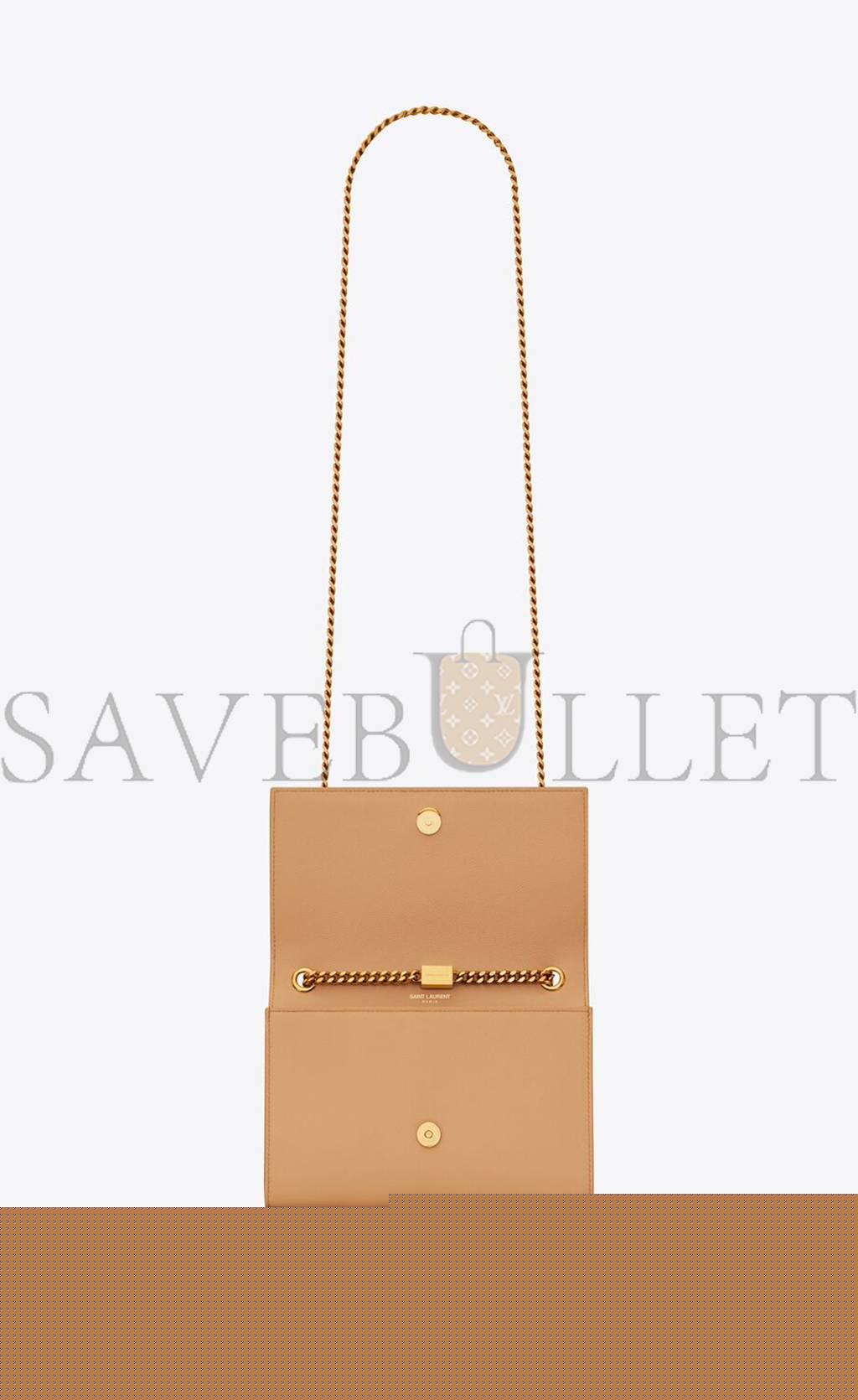 YSL KATE SMALL CHAIN BAG IN GRAIN DE POUDRE EMBOSSED LEATHER 469390BOW0W7019 (20*12.5*5cm)
