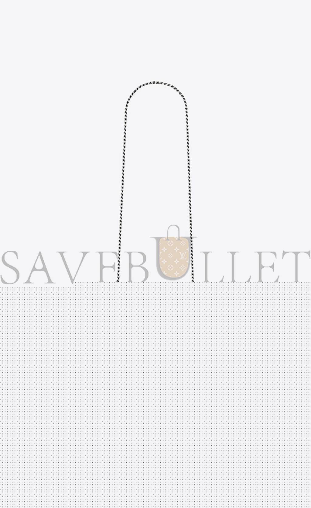 YSL KATE SMALL CHAIN BAG WITH TASSEL IN CHEVRON PATENT LEATHER 474366AAAWI1000 (20*12.5*5cm)