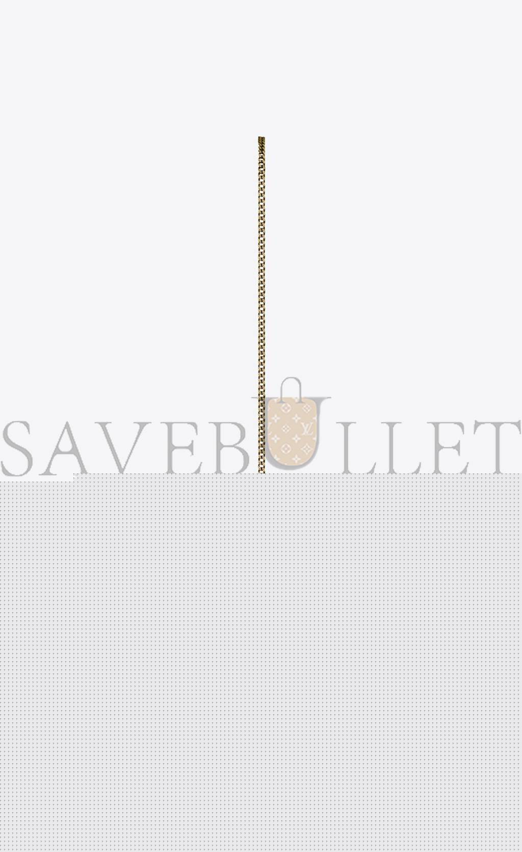 YSL KATE SMALL CHAIN BAG WITH TASSEL IN CROCODILE-EMBOSSED SHINY LEATHER 474366DND0J2721 (20*12.5*5cm)