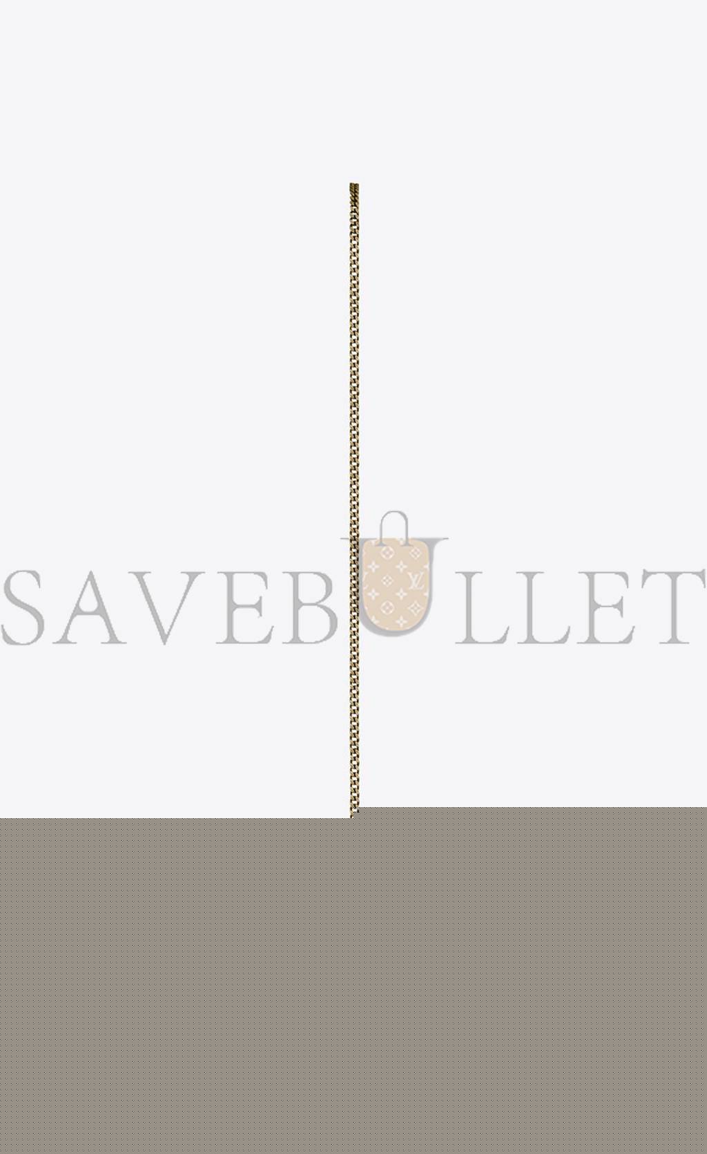 YSL KATE SMALL CHAIN BAG WITH TASSEL IN CROCODILE-EMBOSSED SHINY LEATHER 474366DND0J9207 (20*12.5*5cm)