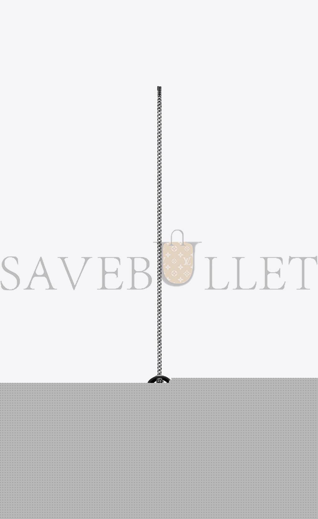 YSL KATE SMALL CHAIN BAG WITH TASSEL IN CROCODILE-EMBOSSED SHINY LEATHER 474366DND0N1000 (20*12.5*5cm)
