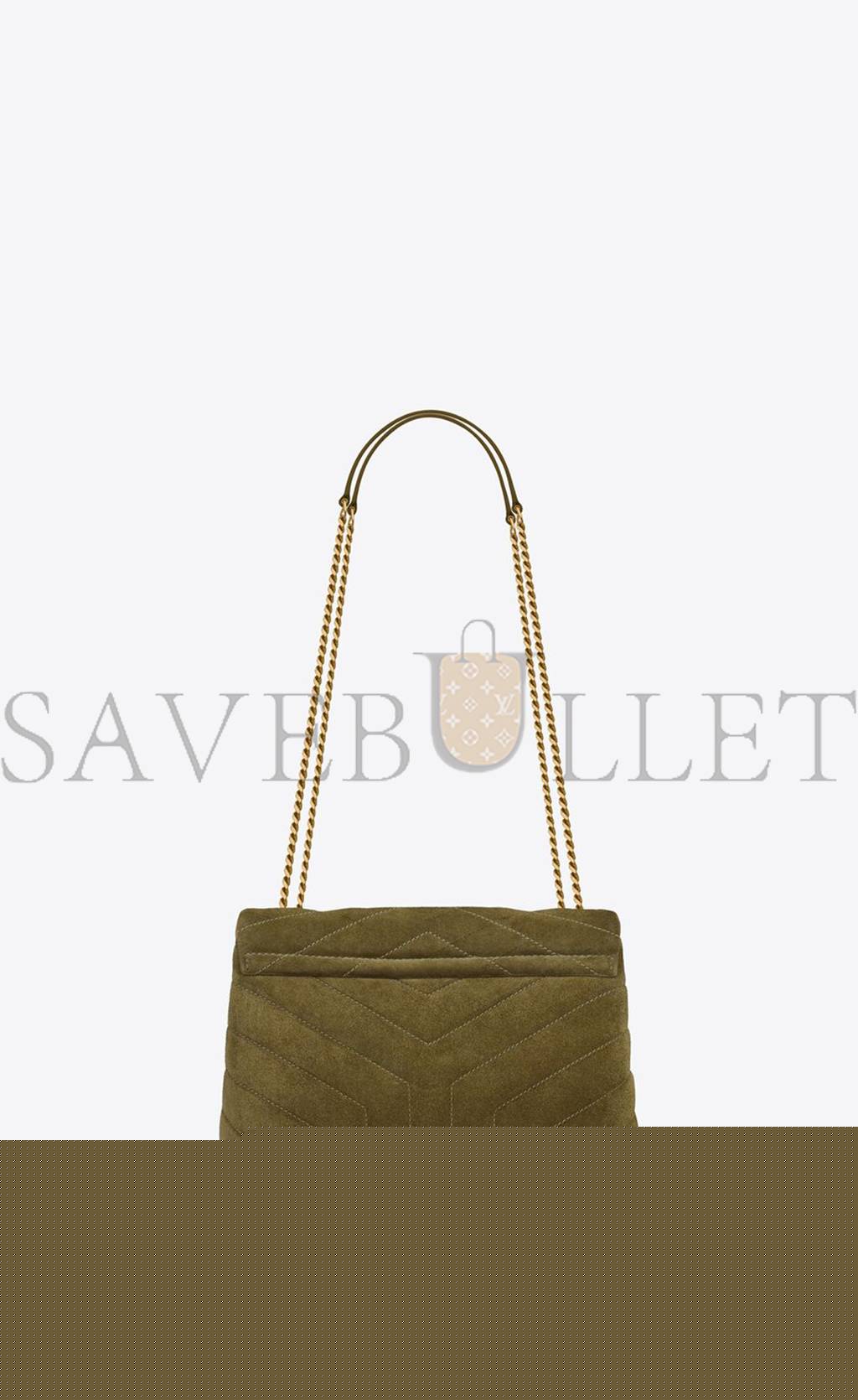 YSL LOULOU SMALL IN QUILTED &QUOT;Y&QUOT; SUEDE 4946991U8673206 (23*17*9cm)