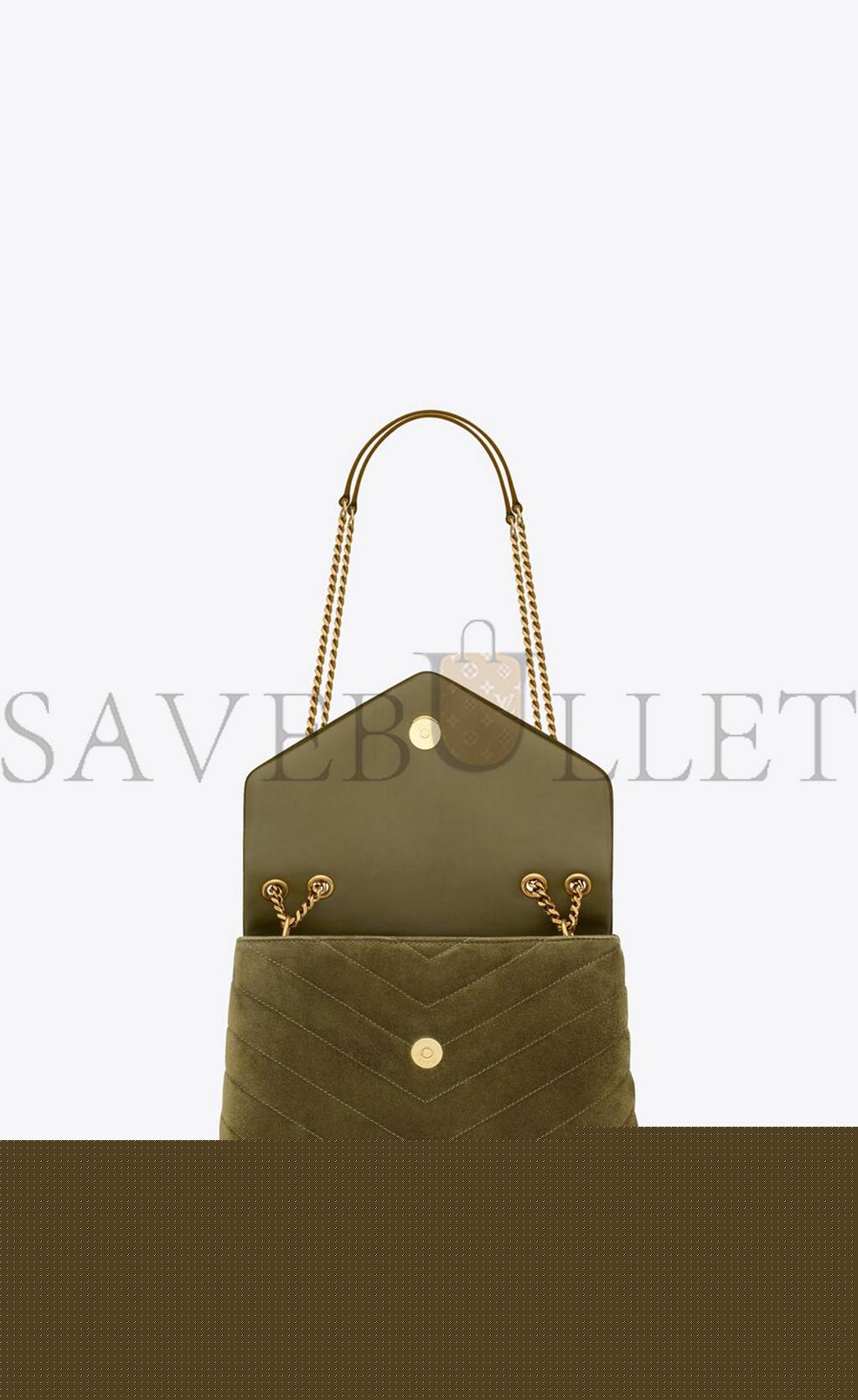 YSL LOULOU SMALL IN QUILTED &QUOT;Y&QUOT; SUEDE 4946991U8673206 (23*17*9cm)