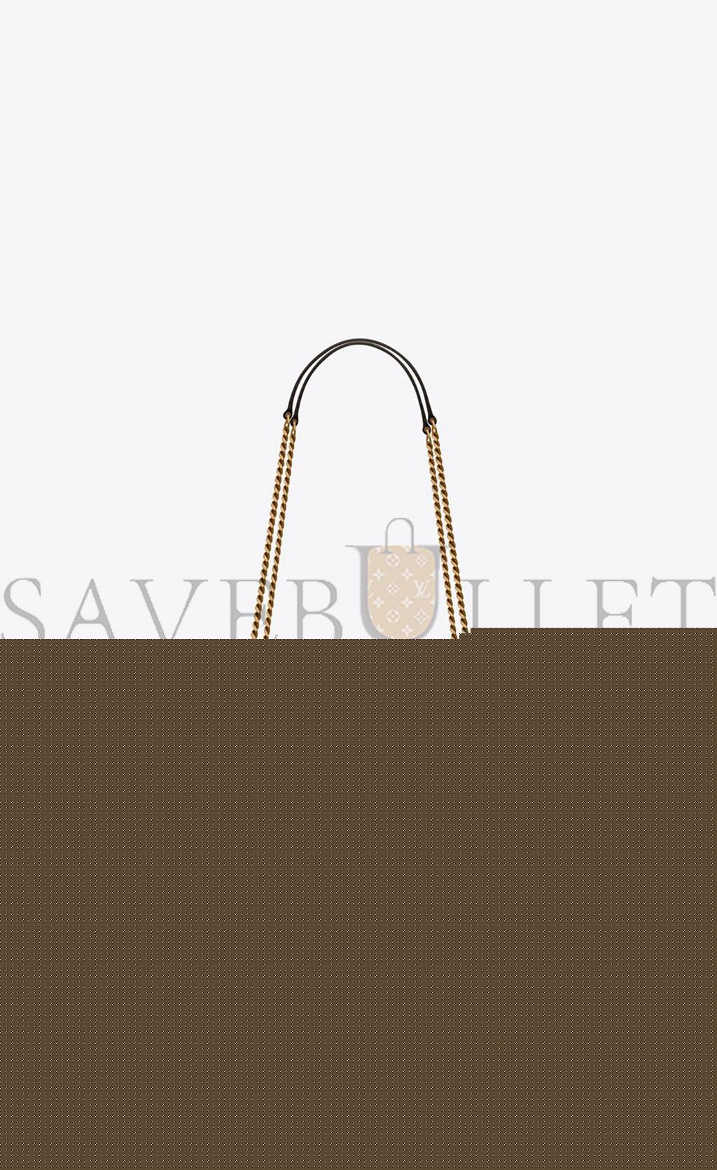YSL LOULOU SMALL CHAIN BAG IN QUILTED LEATHER 494699DV7271112 (23*17*9cm)