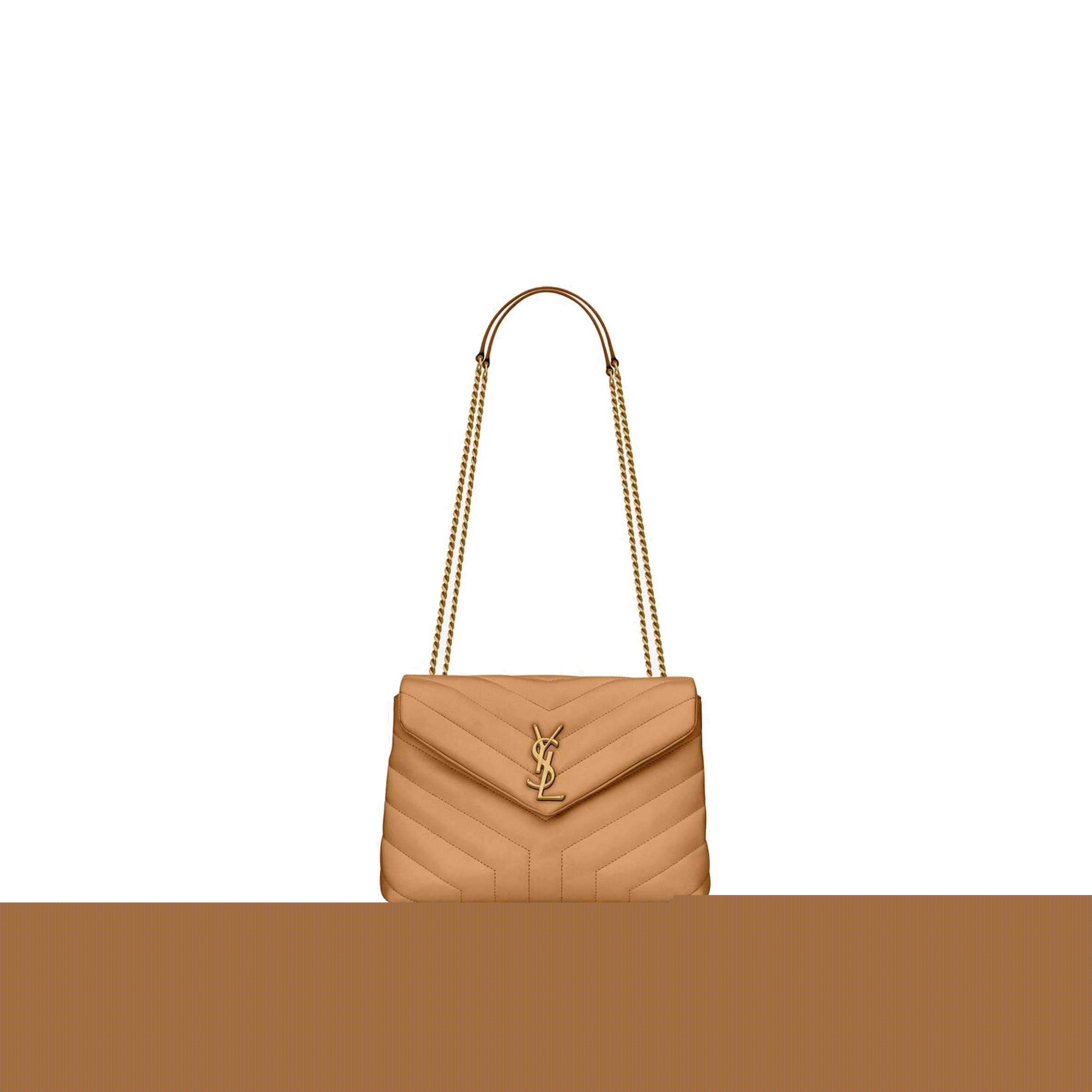 YSL LOULOU SMALL CHAIN BAG IN QUILTED LEATHER 494699DV7272357 (23*17*9cm)