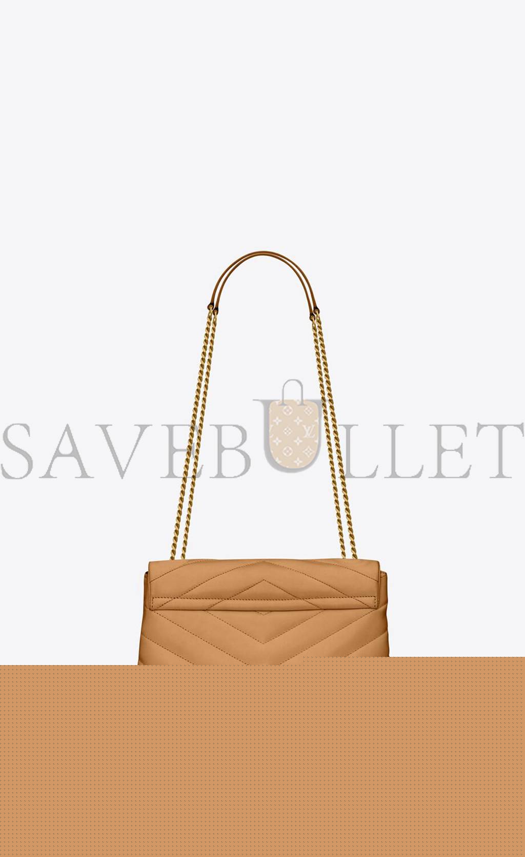YSL LOULOU SMALL CHAIN BAG IN QUILTED LEATHER 494699DV7272357 (23*17*9cm)
