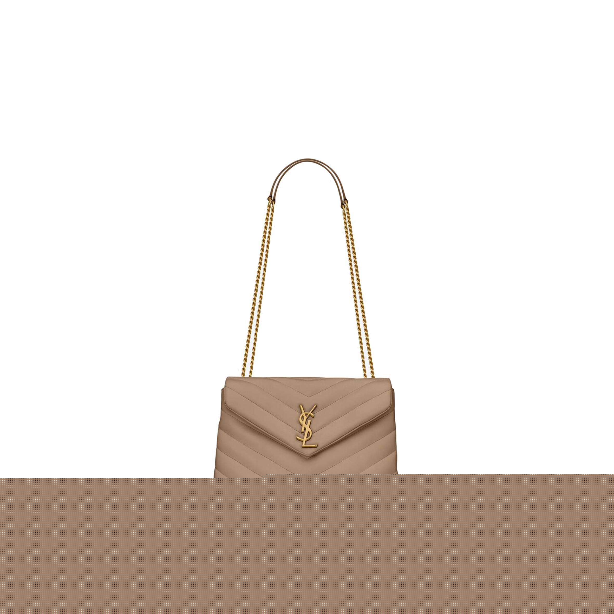 YSL LOULOU SMALL CHAIN BAG IN QUILTED &QUOT;Y&QUOT; LEATHER 494699DV7272826 (23*17*9cm)