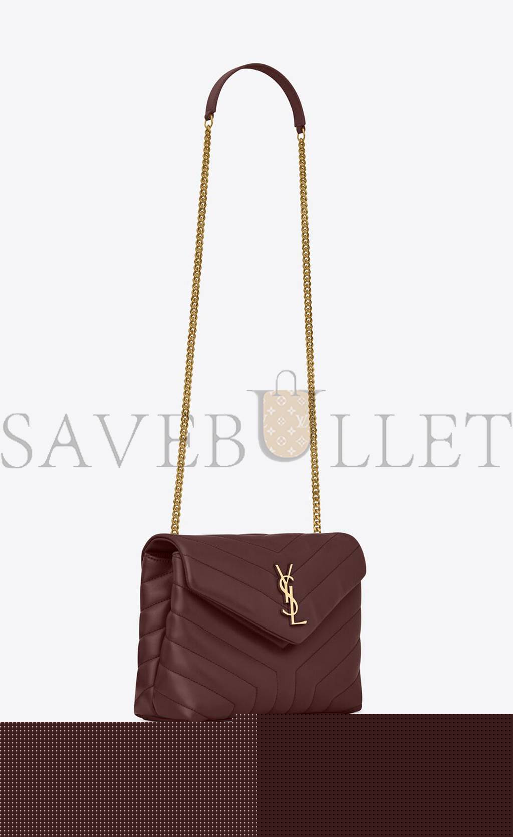 YSL LOULOU SMALL CHAIN BAG IN QUILTED &QUOT;Y&QUOT; LEATHER 494699DV7276475 (23*17*9cm)