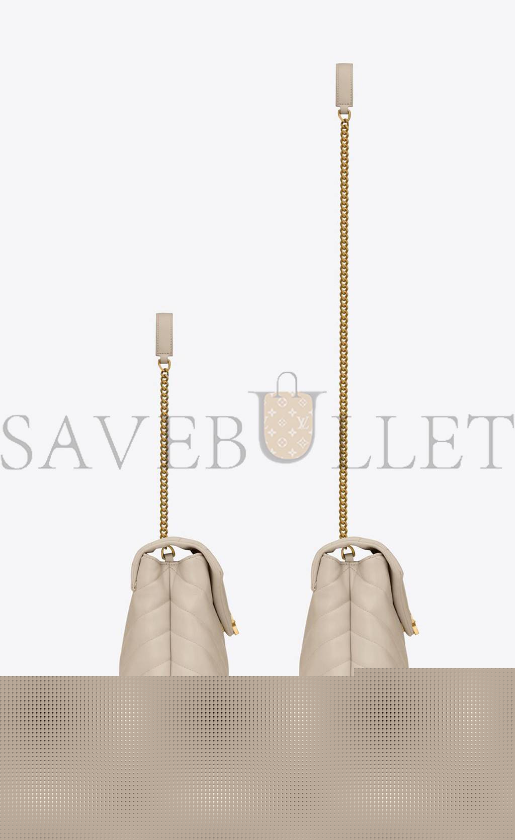 YSL LOULOU SMALL CHAIN BAG IN QUILTED &QUOT;Y&QUOT; LEATHER 494699DV7279207 (23*17*9cm)