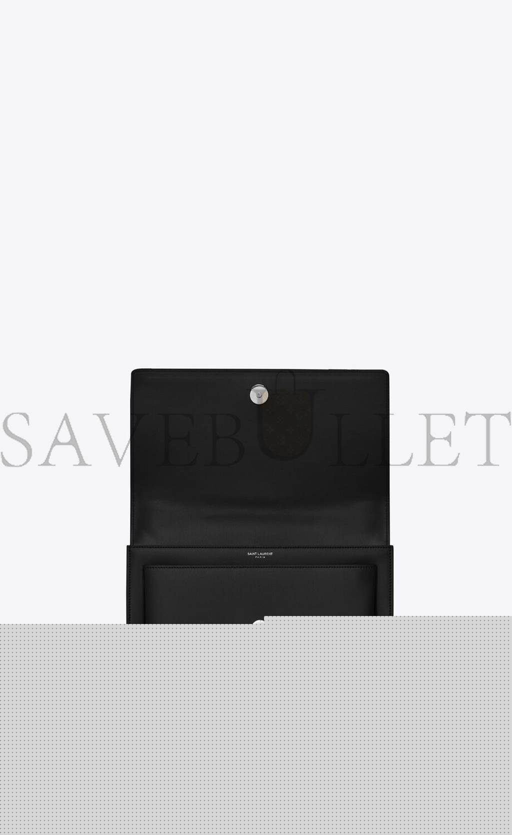 YSL SUNSET LARGE CHAIN BAG IN SMOOTH LEATHER 422906 (22*16*8cm)