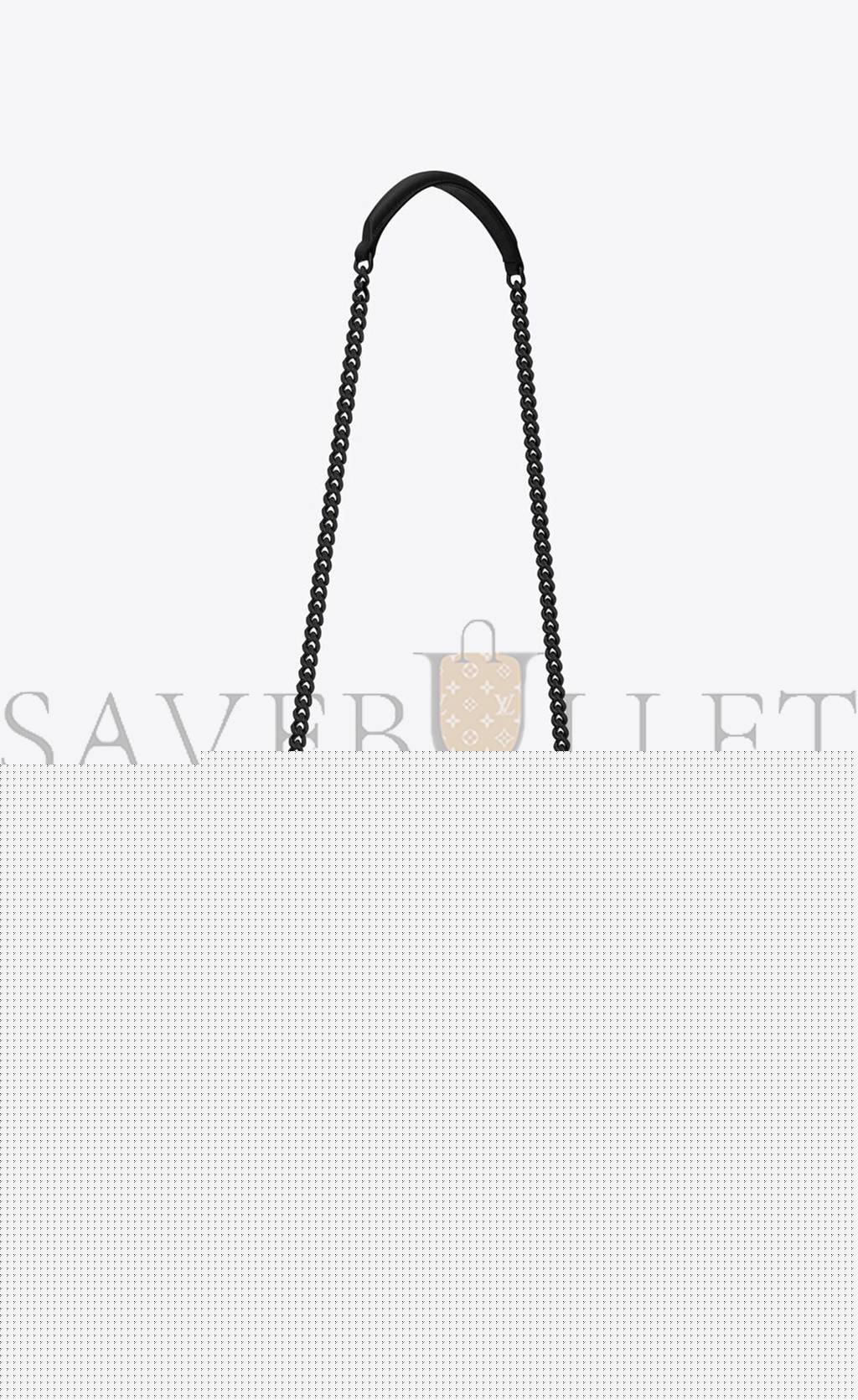 YSL SUNSET LARGE CHAIN BAG IN SMOOTH LEATHER 422906 (22*16*8cm)