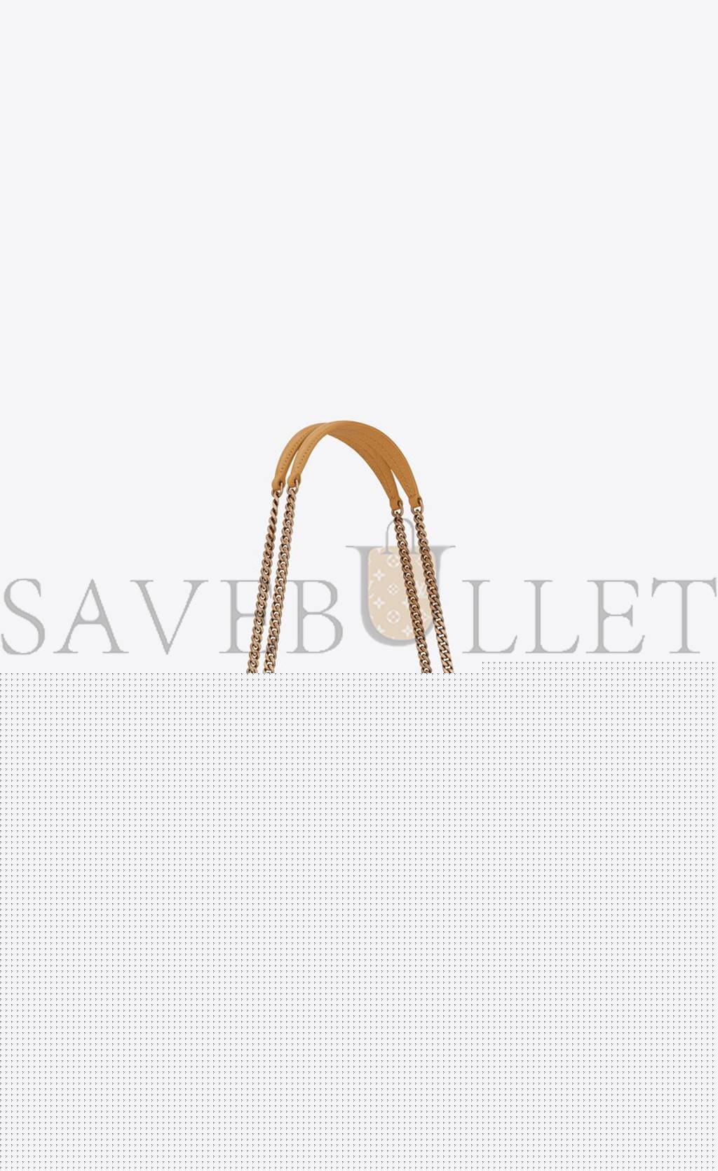 YSL JAMIE MEDIUM CHAIN BAG &QUOT;CARR&EACUTE; RIVE GAUCHE&QUOT; IN LAMBSKIN AND SUEDE&QUOT; IN LAMBSKIN AND SUEDE 515821COPP77019 (25*15*7.5cm)